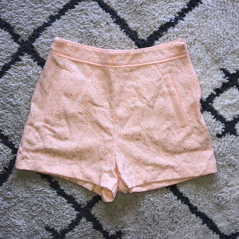 Pink pastel lace shorts 💗
